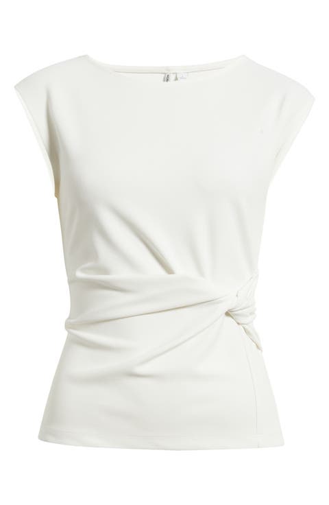 Side Twist Crew Neck T-Shirt