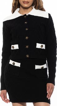 Alexia Admor Pattern Cardigan