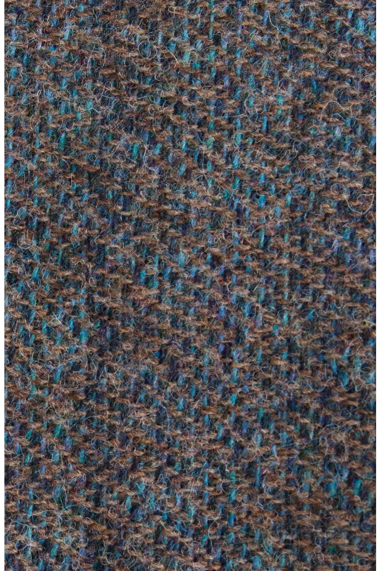 Rustic Wool Coat, Alternate, color, TURQUOISE
