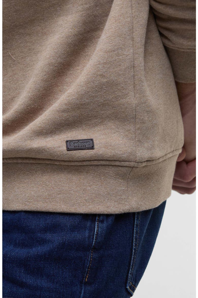 Nelson Cotton Half Zip Sweatshirt, Alternate, color, STONE MARL
