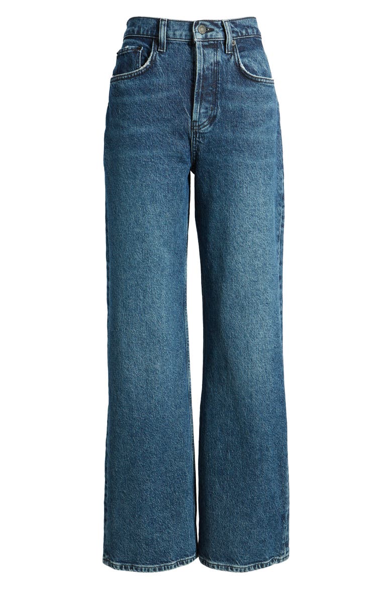 The Getty High Waist Wide Leg Jeans, Alternate, color, MOONLIT OCEAN