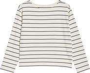Marine Layer Luxe Stripe Sueded Cotton T-Shirt