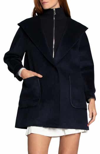 Belle & Bloom Next To You Coat with Rib Knit Bib