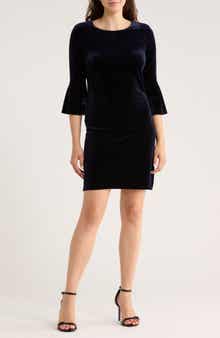 Tommy Hilfiger Bell Sleeve Velvet Dress