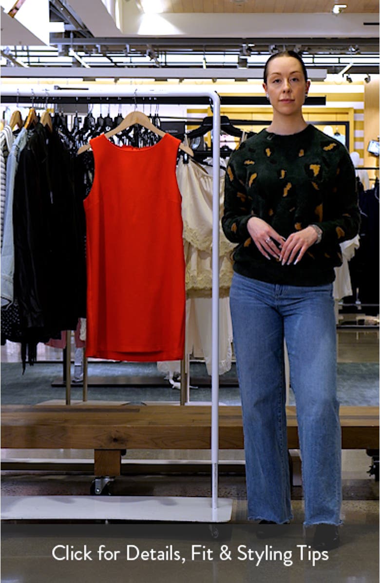 Bow Detail Sleeveless Stretch Shift Dress, sales video thumbnail