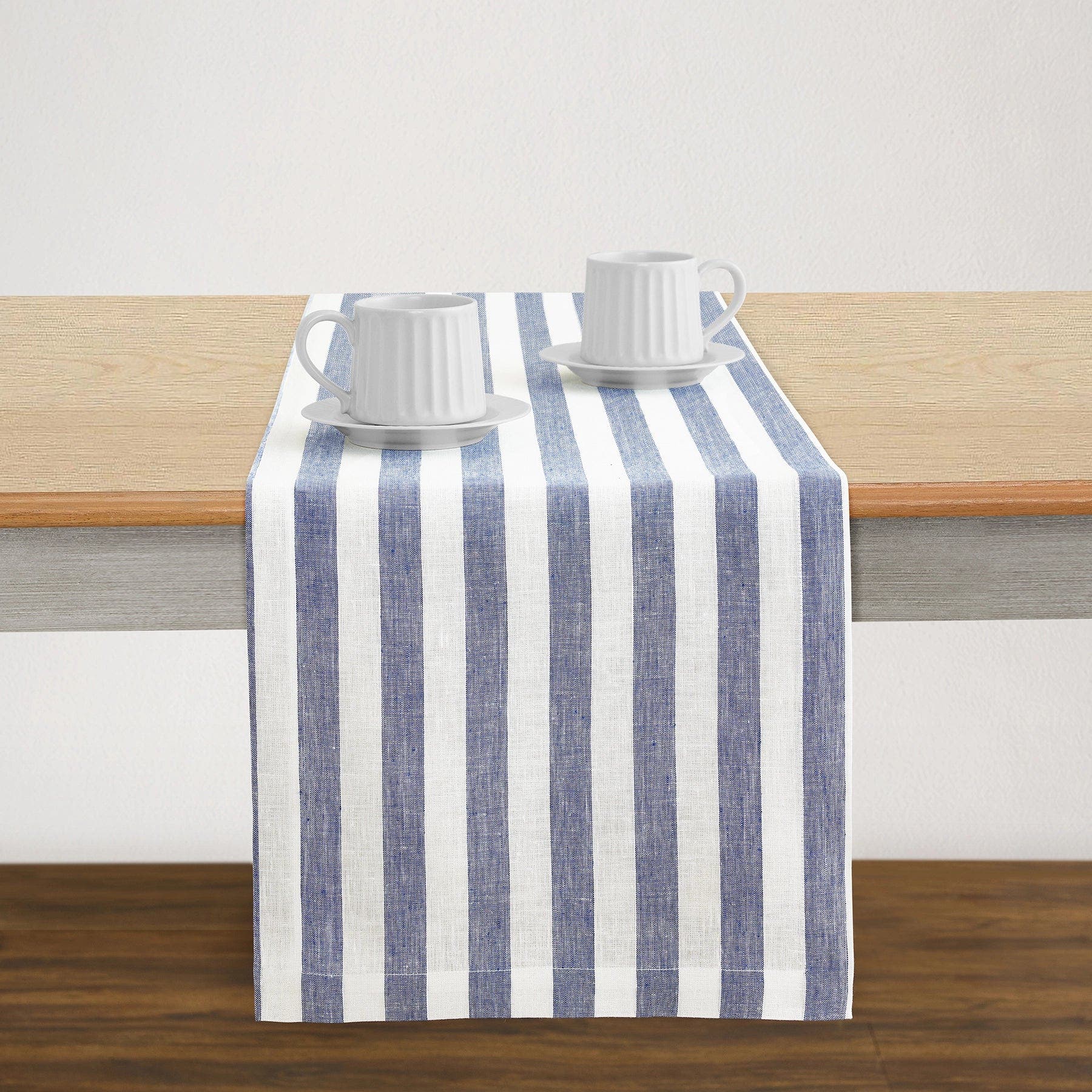 Navy and White