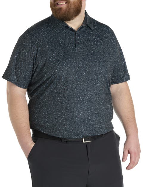 Big & Tall Performance Micro Floral Polo Shirt