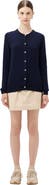 Gobi Cashmere Essential Cashmere Crewneck Cardigan