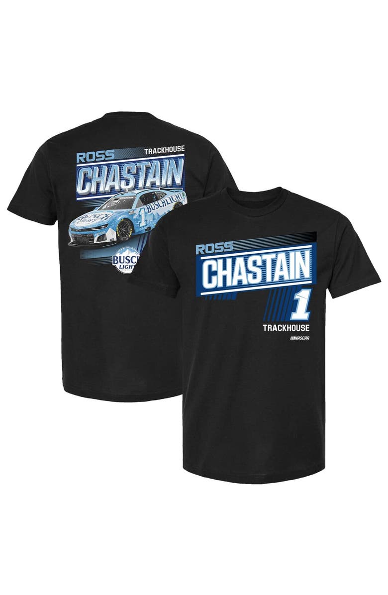 Trackhouse Racing Team Collection Men's Trackhouse Racing Team Collection Black Ross Chastain Busch Light Car T-Shirt, Main, color, Black