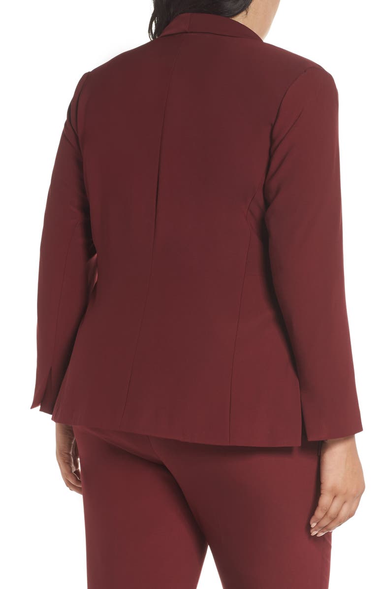 Sejour Open Front Sateen Blazer, Alternate, color, 