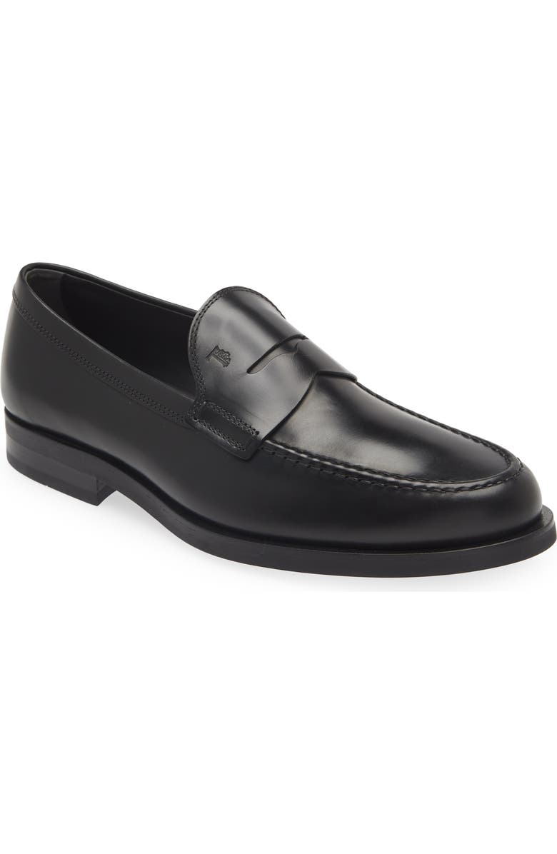 Tod's Formale Penny Loafer, Main, color, Nero