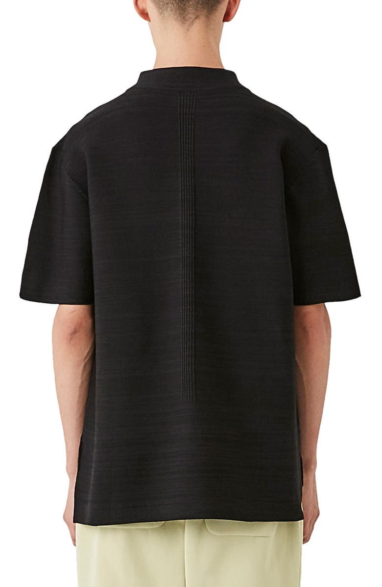 CFCL Garter Mock Neck Recycled Polyester Blend T-Shirt | Nordstrom