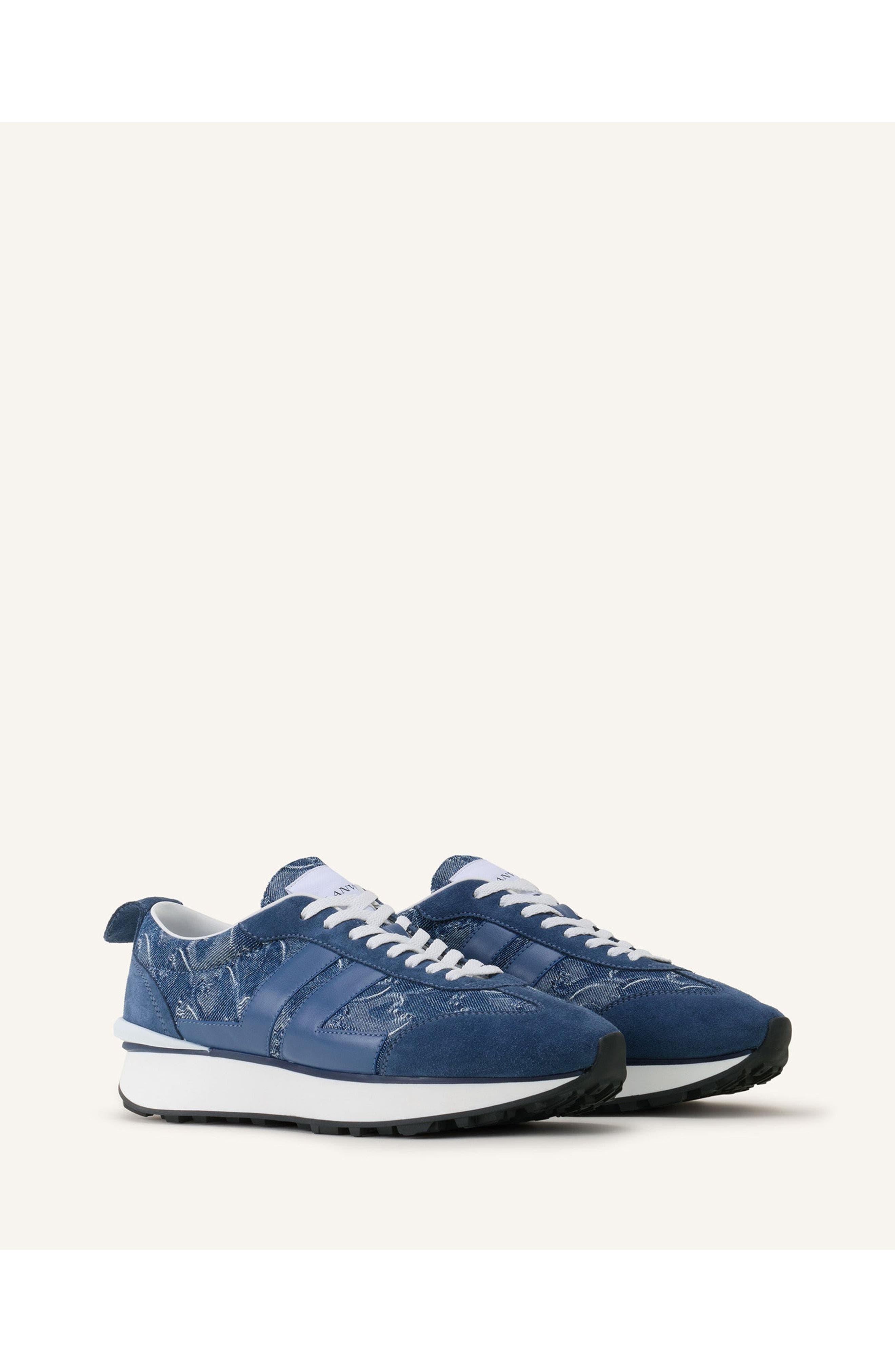 Lanvin Lunar Year Bumpr Sneakers In Denim, Alternate, color, Blue
