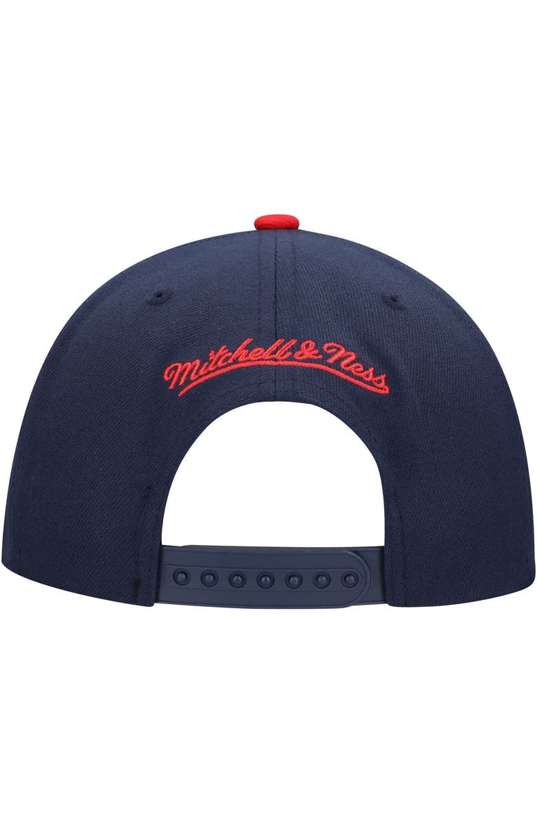 Mitchell & Ness Men's Mitchell & Ness Navy/Red Ole Miss Rebels 2-Tone 2.0 Snapback Hat, Alternate, color, Navy