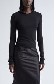 Rick Owens Rib Crop Hoodie