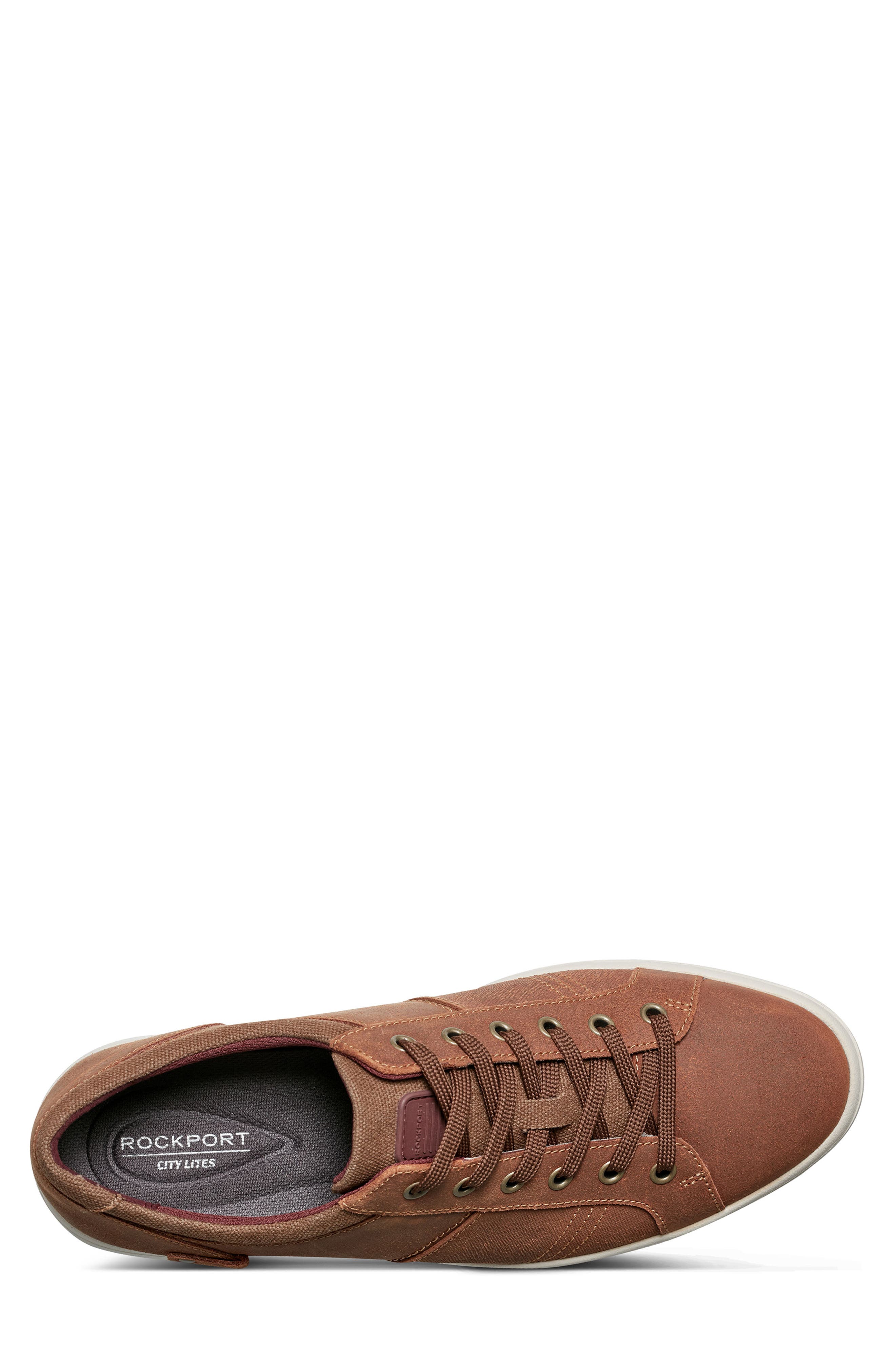 Rockport Colletie Sneaker, Alternate, color, Medium Natural/ Dark Blue