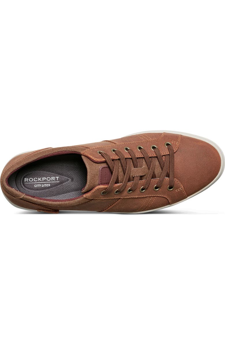 Rockport Colletie Sneaker, Alternate, color, Medium Natural/ Dark Blue