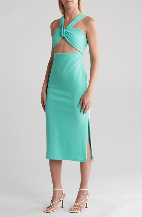 Doina Cutout Detail Sheath Midi Dress