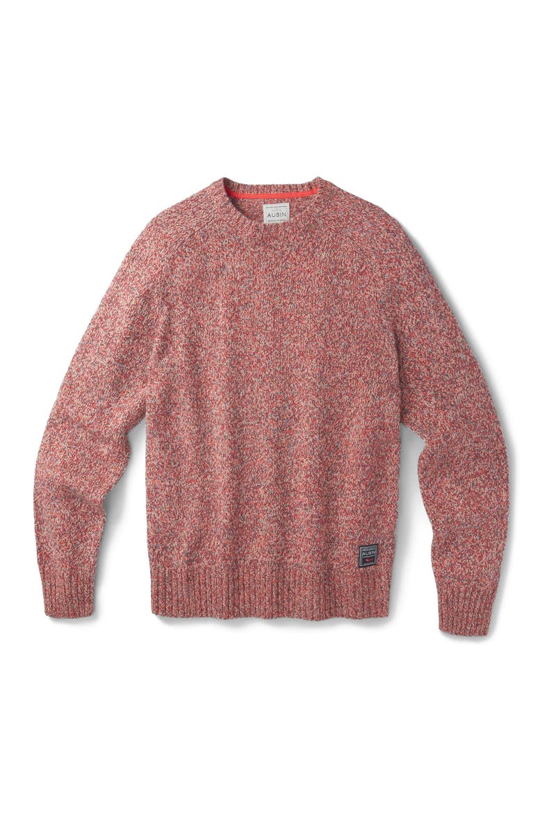 Riply Twist Crew Neck Sweater, Alternate, color, Rust Twist