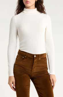 Rib Turtleneck Top