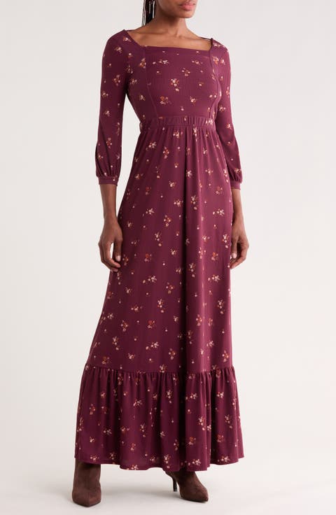 Long Sleeve Maxi Dress