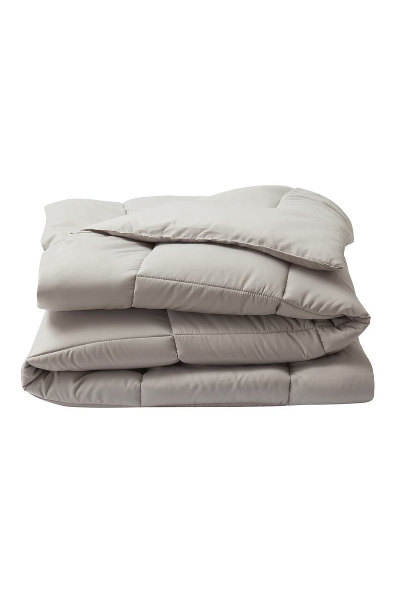 Perry Ellis Portfolio Down Alternative Comforter, Main, color, PUMICE STONE
