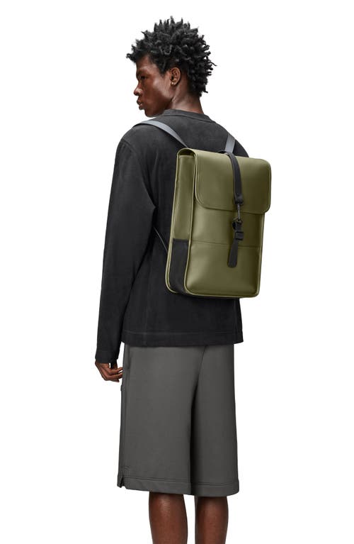 Shop Rains Mini Waterproof Backpack In Revel