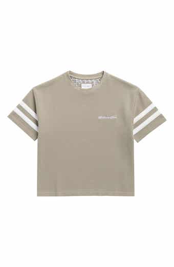Kids' Textured Cotton Knit T-Shirt