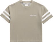 DENIM AND FLOWER Kids' Textured Cotton Knit T-Shirt