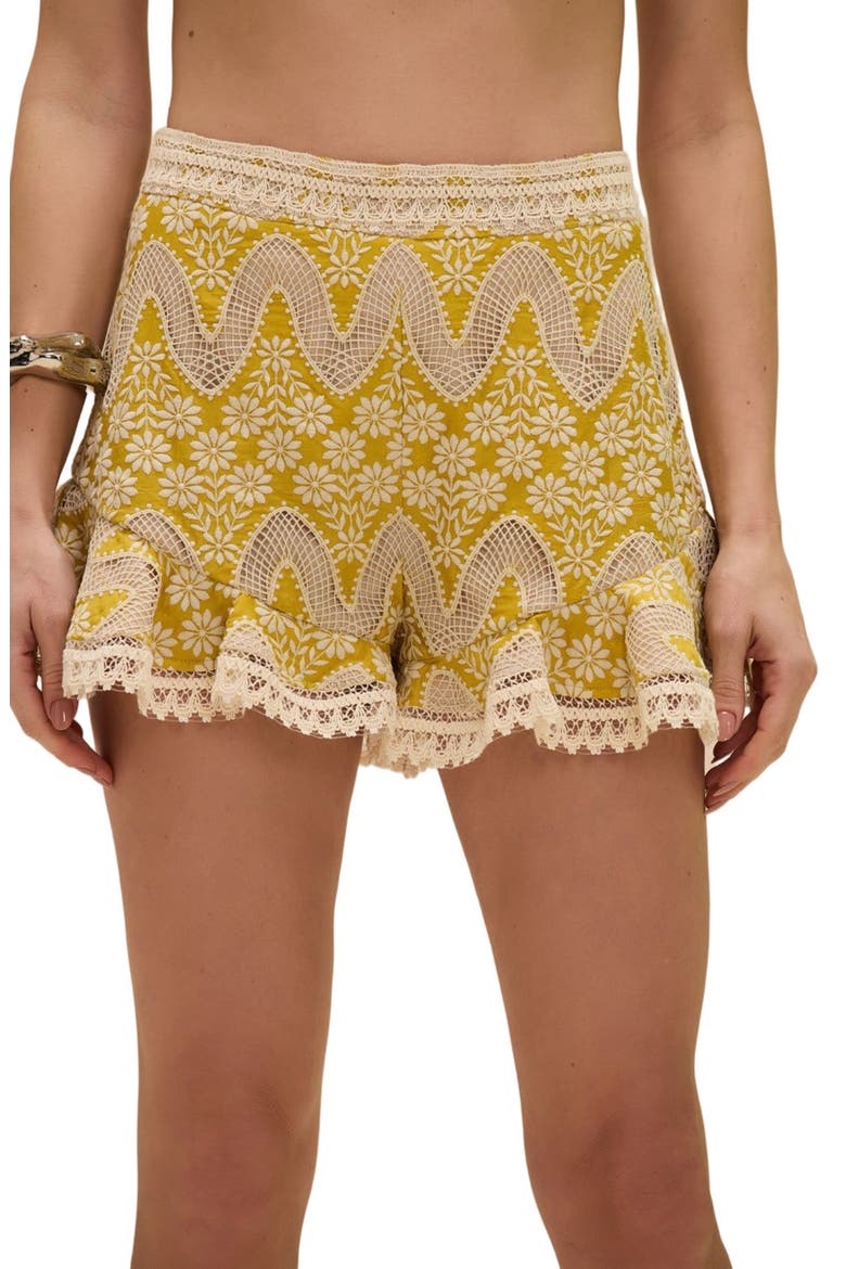 Bertha Lace Short, Alternate, color, OFF WHITE