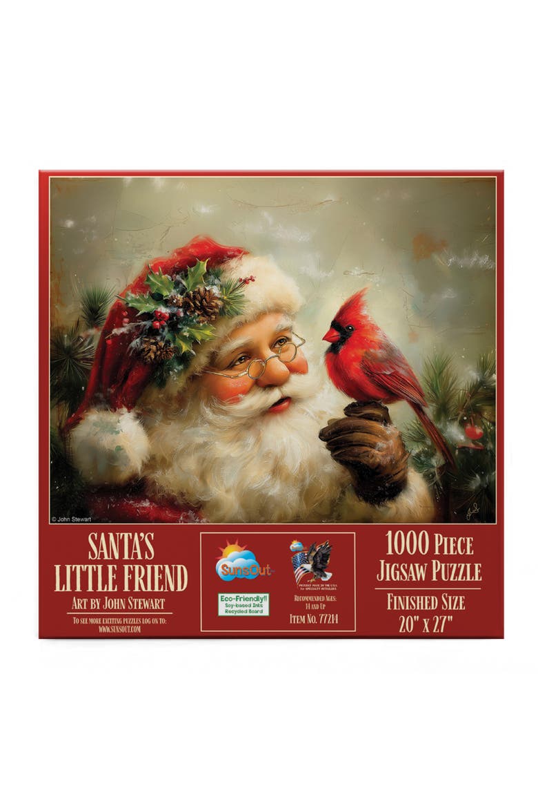 Santas Little Friend 1000 piece Jigsaw Puzzle for Adults, Alternate, color, Multicolor
