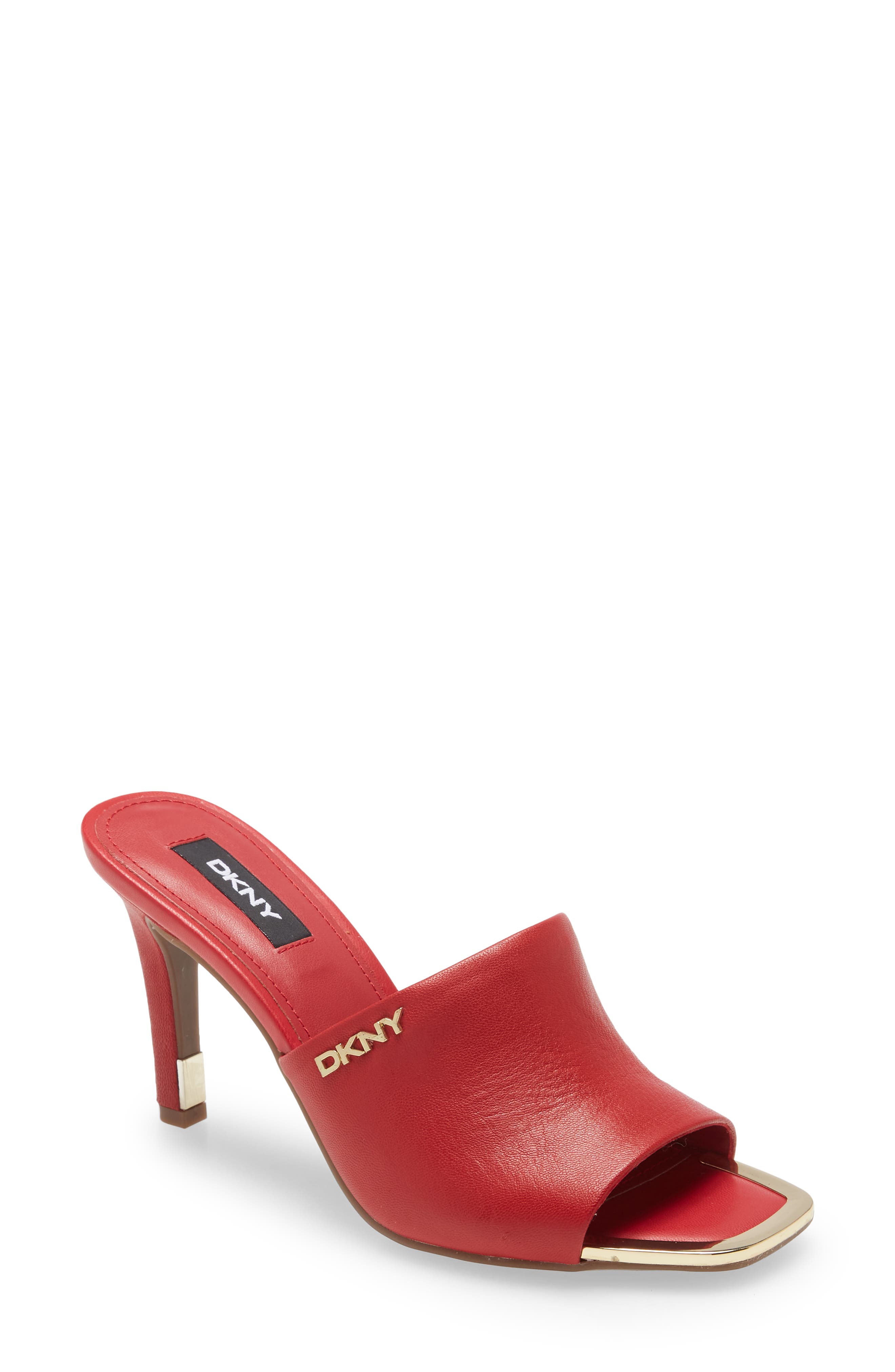 Bronx Slip-On Mule Sandal, Main, color, RED
