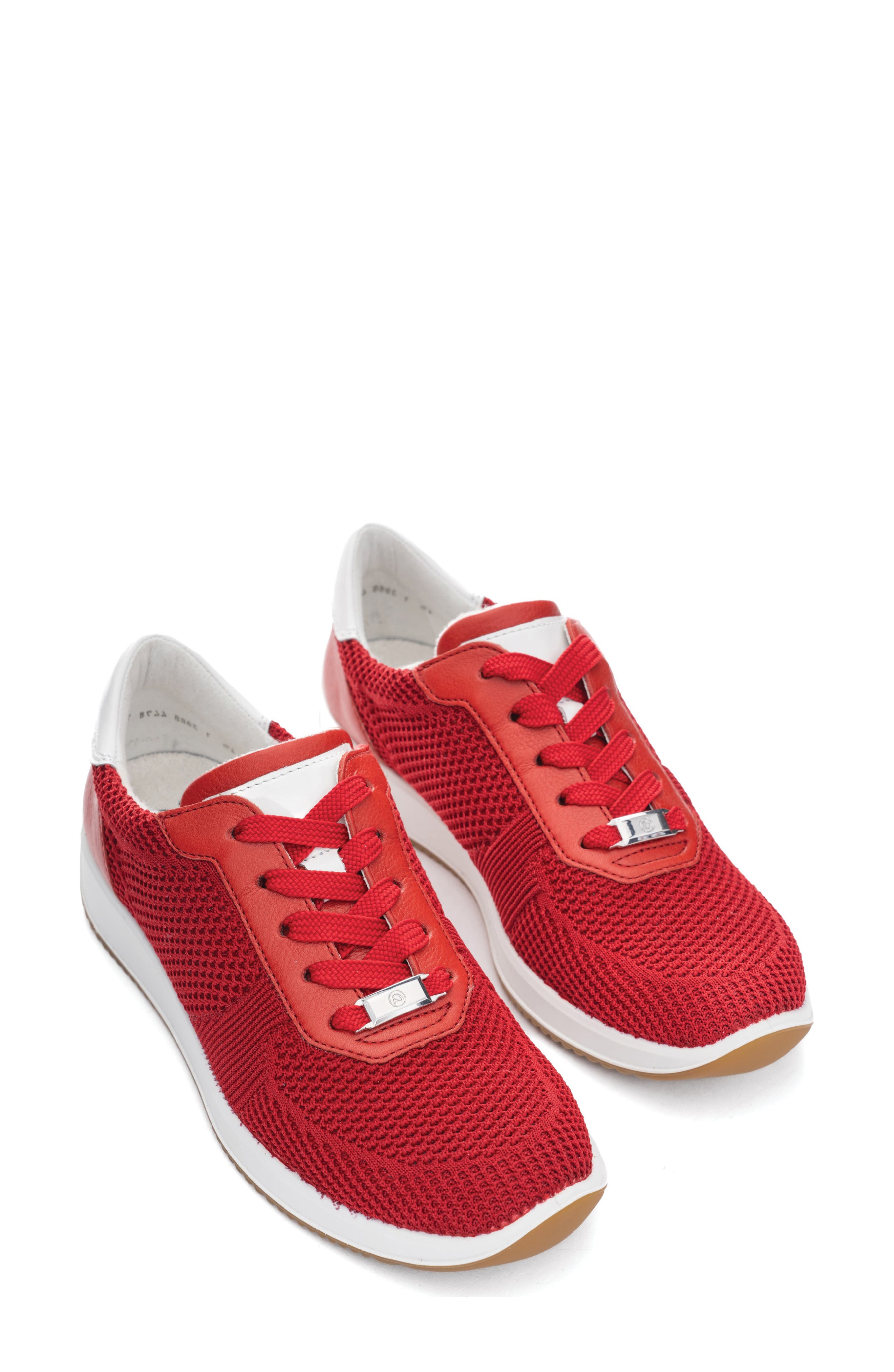 ara Lilly 3 Sneaker, Alternate, color, Red