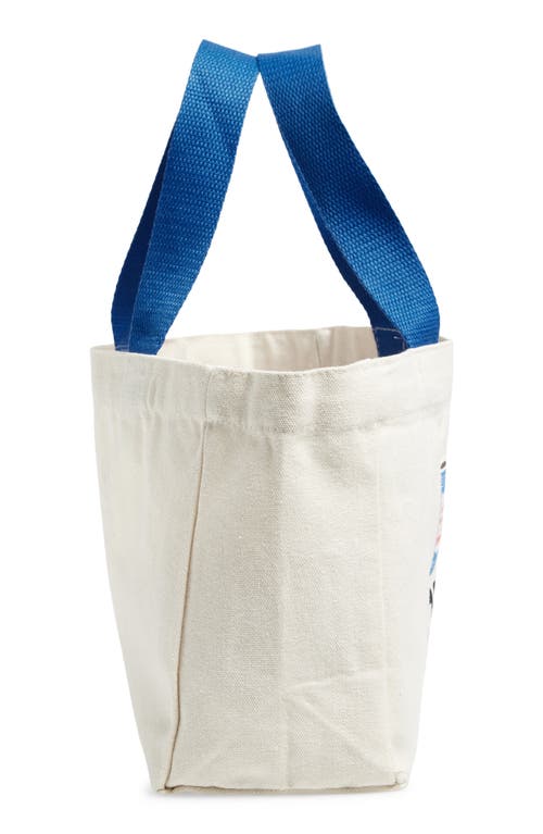 Piccoliny Mini Ny Graphic Tote In Brown