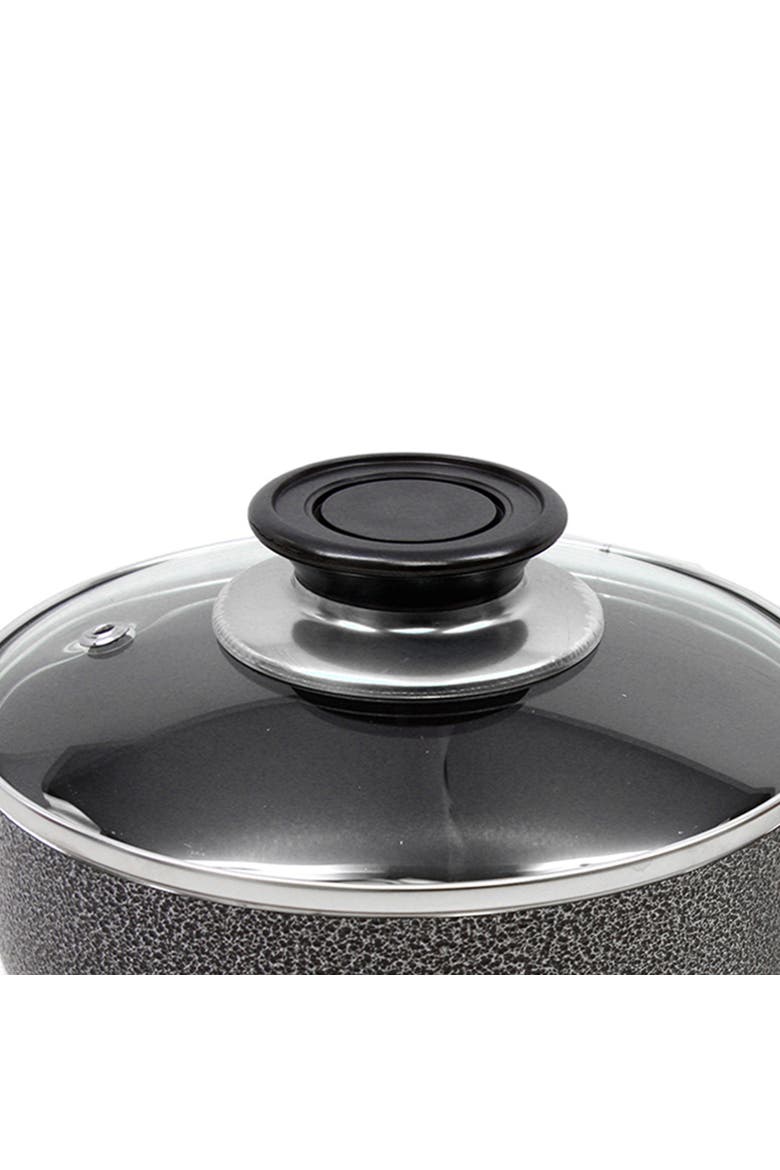 Saucepan Aluminum Non-Stick 2 Qt-Gray, Alternate, color, Grey