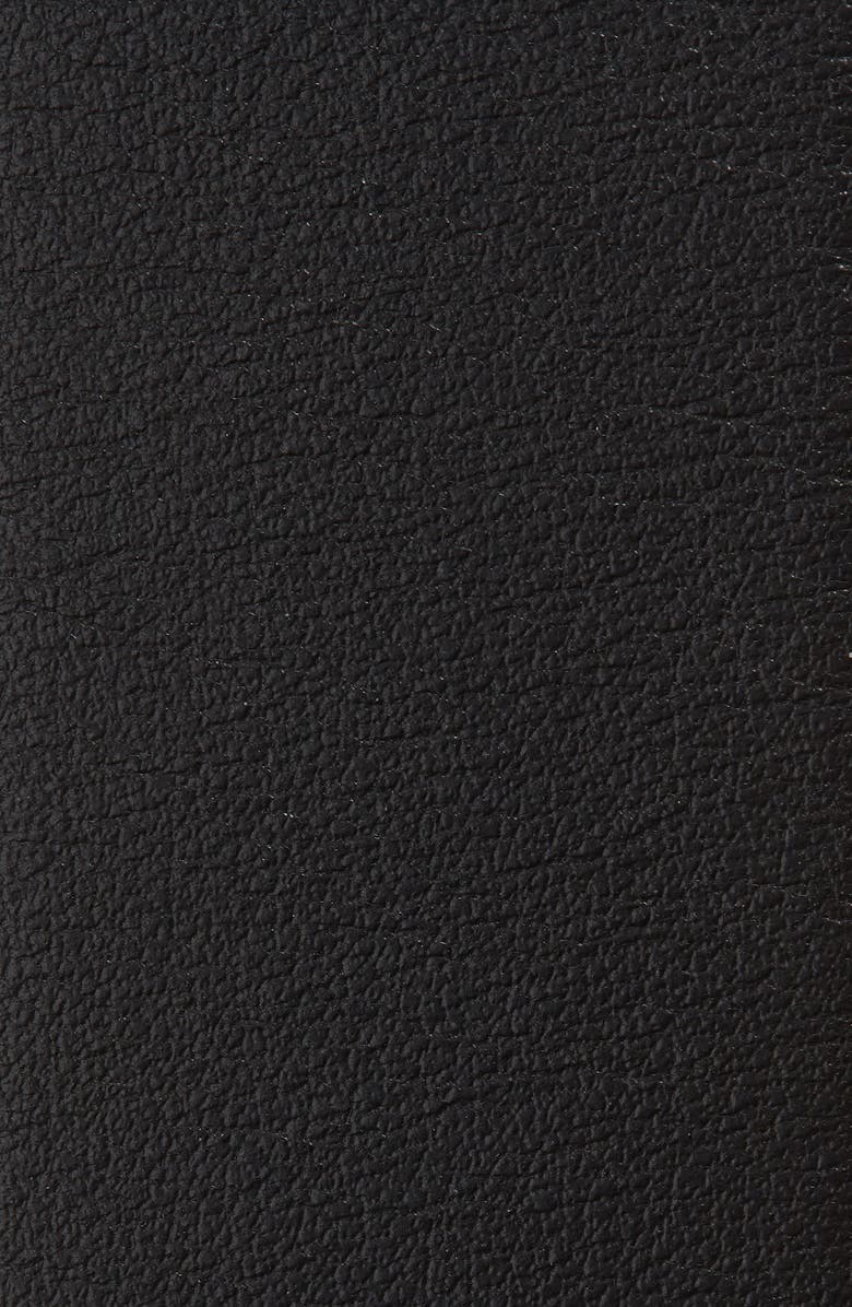 Christian Louboutin Logo Buckle Leather Belt, Alternate, color, Black/ Antic Gold