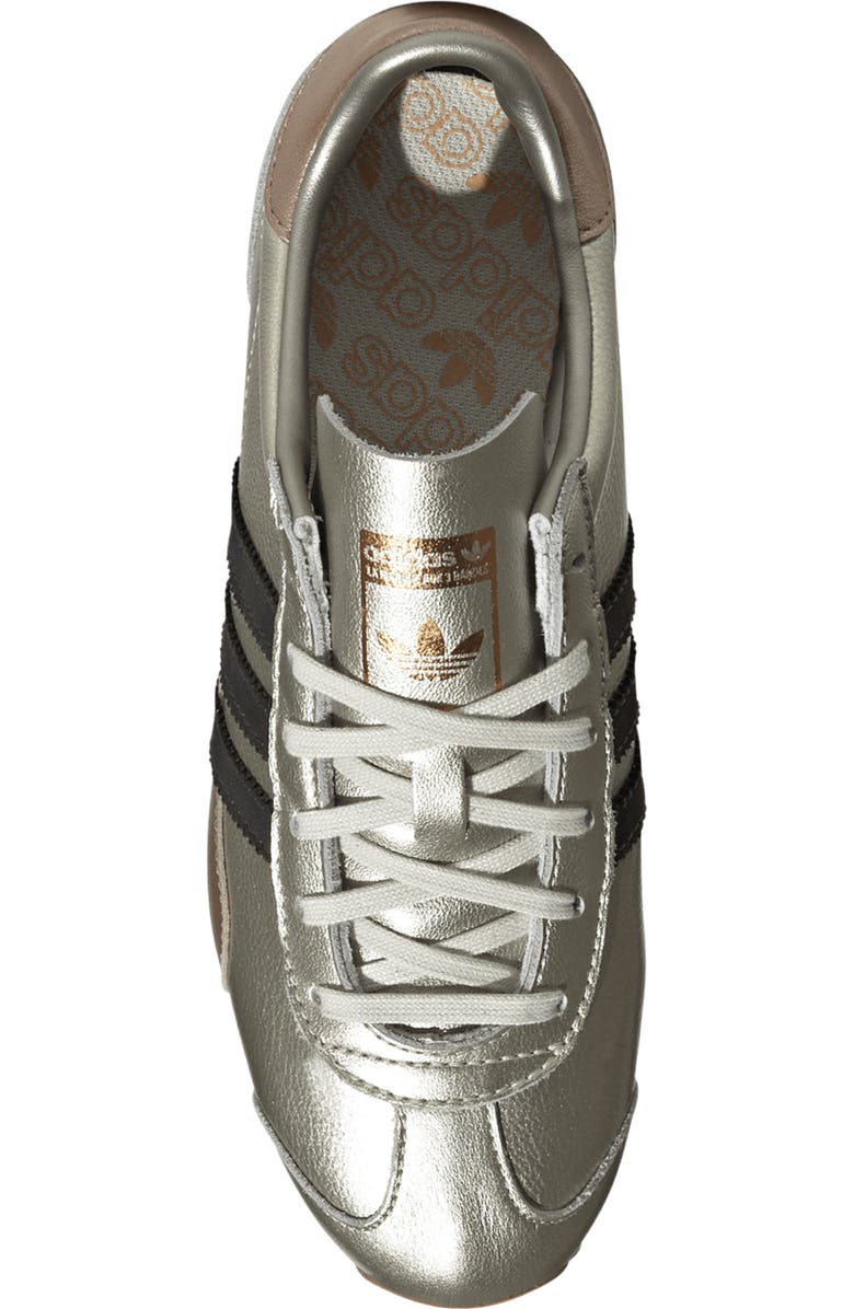 adidas Country Low Top Sneaker, Alternate, color, Silver Met/ Gold Met/ Black