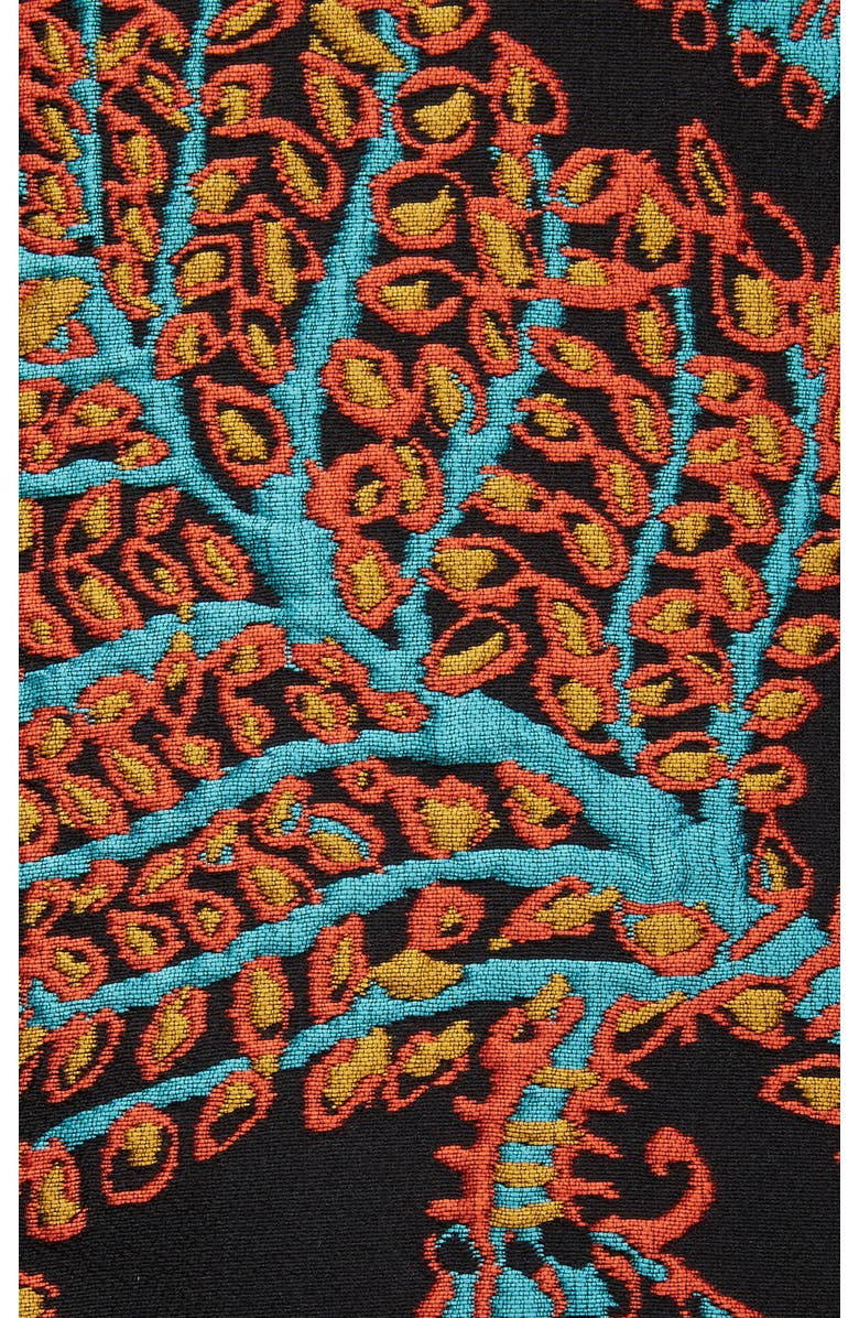 La DoubleJ Boxy Coat, Alternate, color, Jacquard Sicomore Black