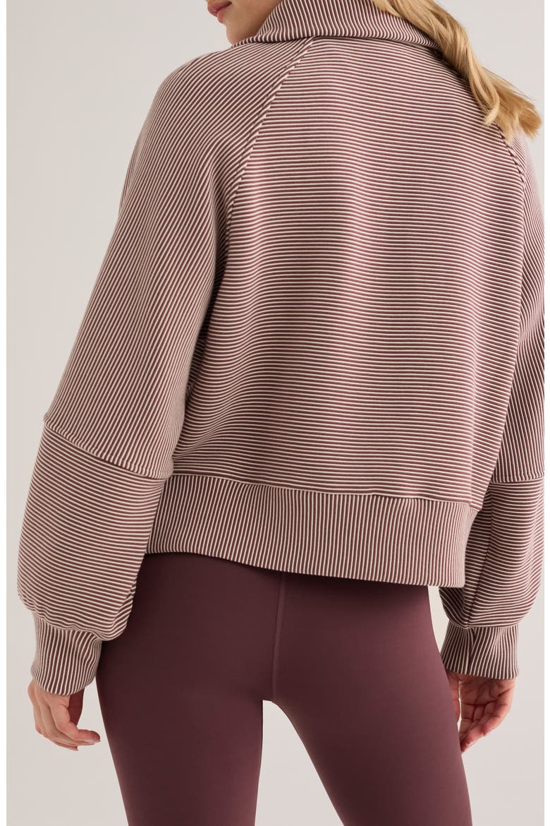 Milano Half-Zip Sweatshirt, Alternate, color, HUCKLEBERRY