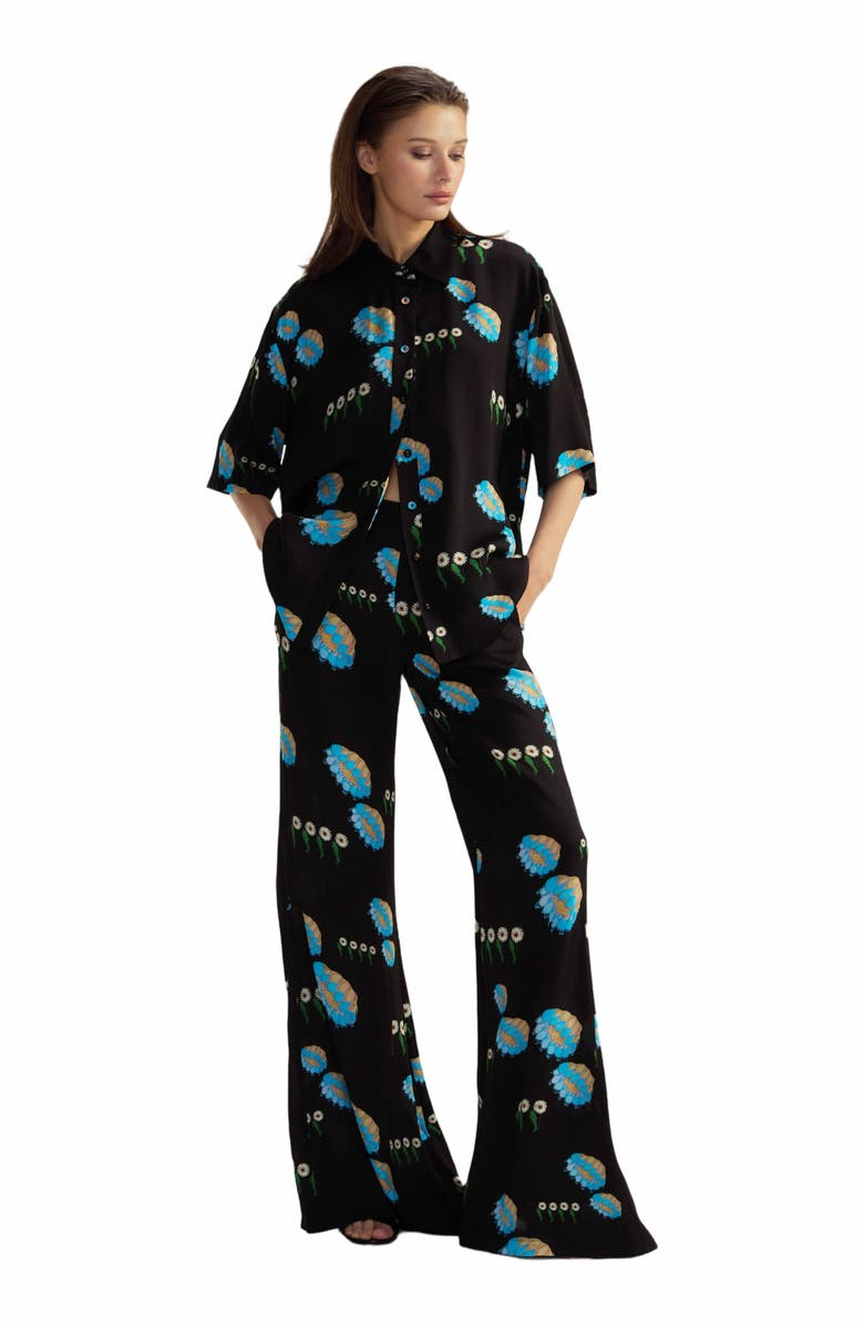 Cynthia Rowley Blake Camp Shirt, Main, color,