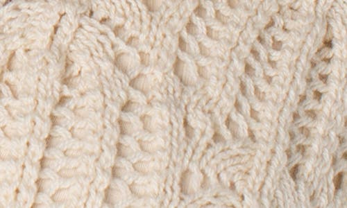 Roxy Beach Bound Cotton Crop Sweater Vest In Parchment