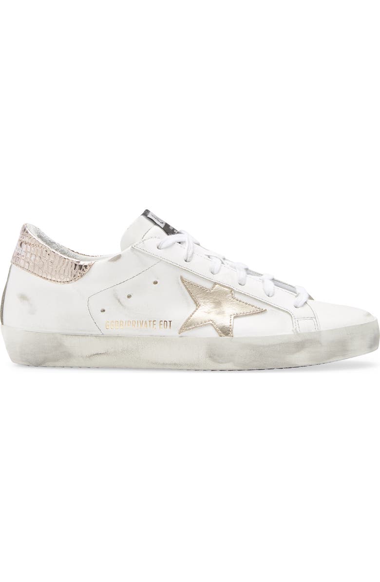 Golden Goose Superstar Low Top Leather Sneaker, Alternate, color,