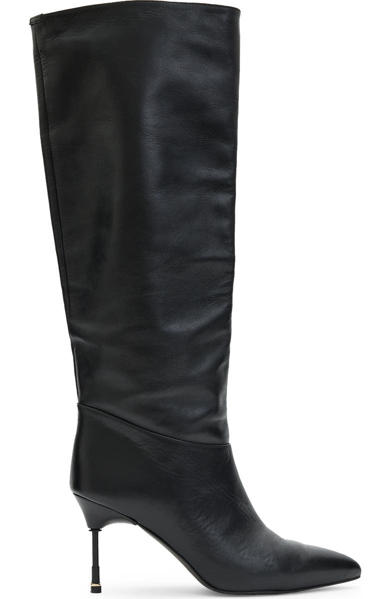 AllSaints Nori Knee High Pointed Toe Boot, Alternate, color,