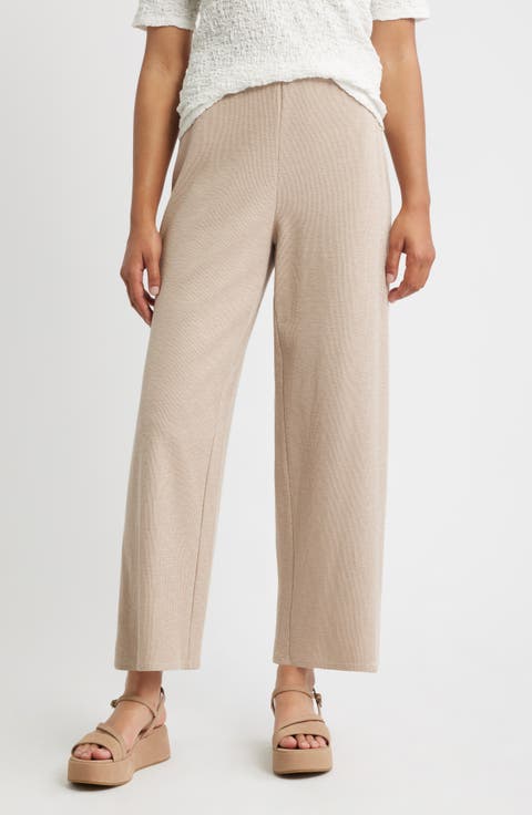 Women's Beige Straight-Leg Pants | Nordstrom