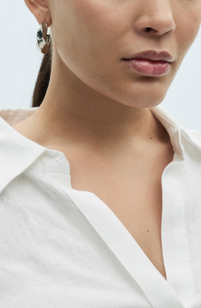 MANGO Linen Shirt, Alternate, color, 