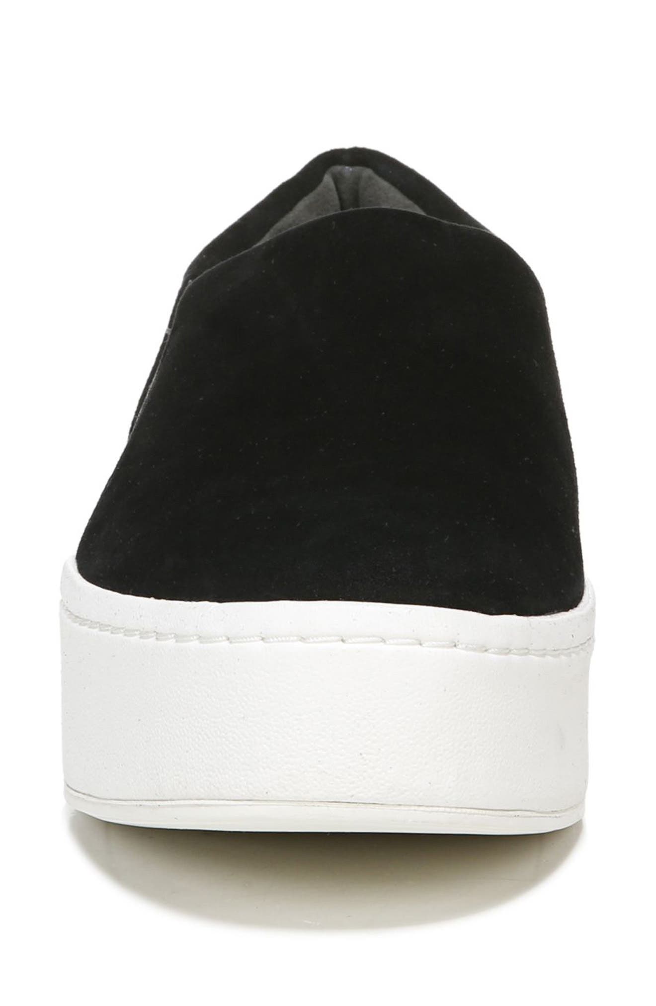 Warren Platform Slip-On Sneaker, Alternate, color, BLACK