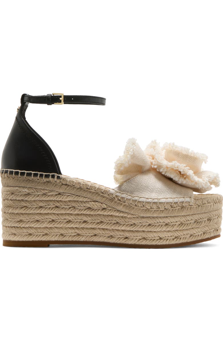 Kate Spade New York flourish espadrille platform sandal, Alternate, color,