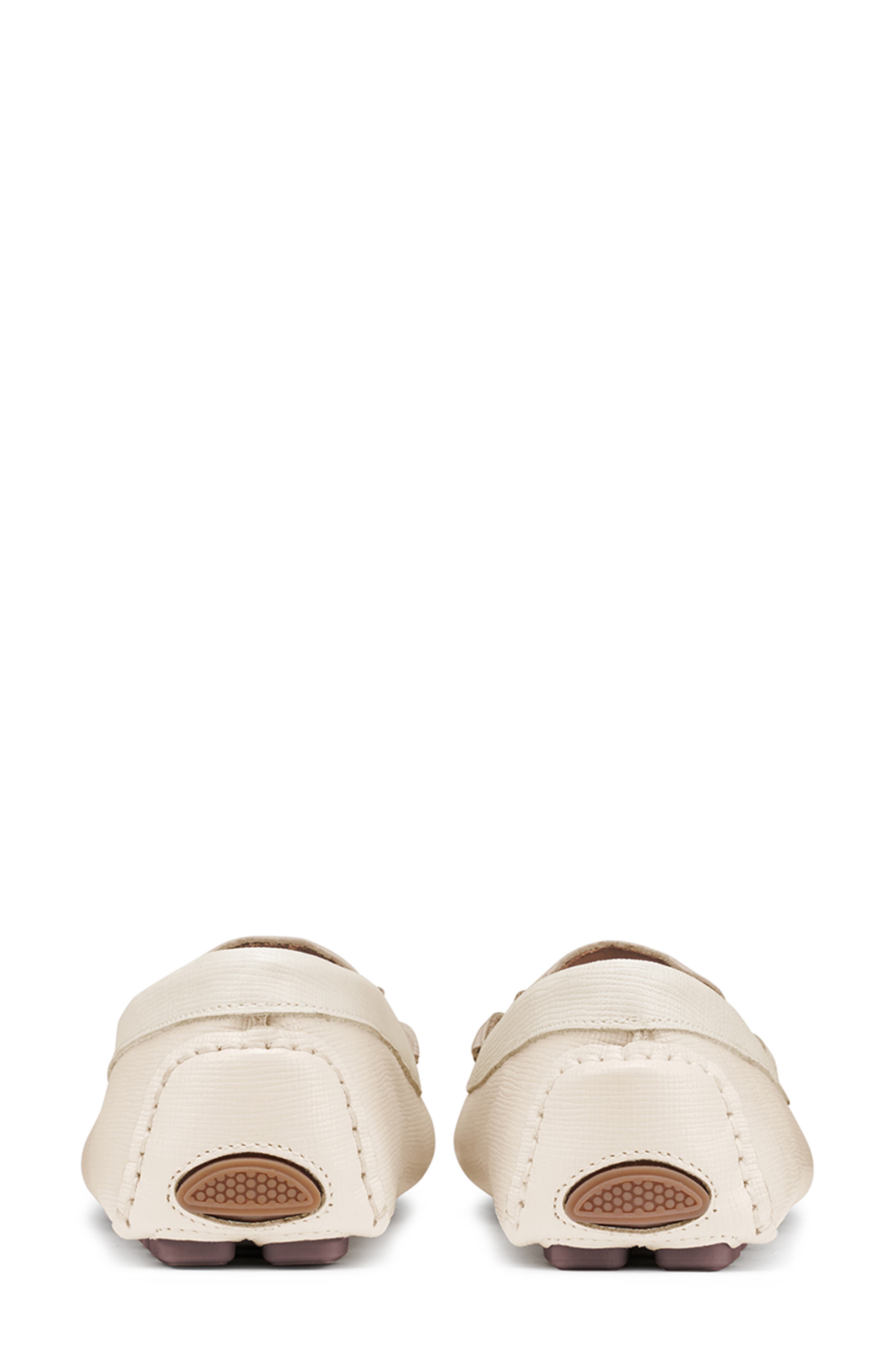 Dylan Chain Driver Loafer, Alternate, color, OFF WHITE