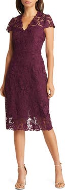 Eliza J Lace Sheath Dress