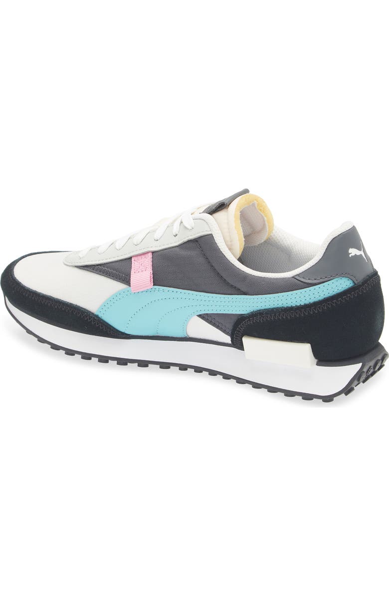 PUMA Future Rider Play On Sneaker, Alternate, color, Porcelain/ Ebony/ Puma Black